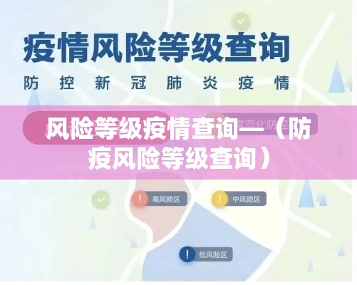 风险等级疫情查询—（防疫风险等级查询）