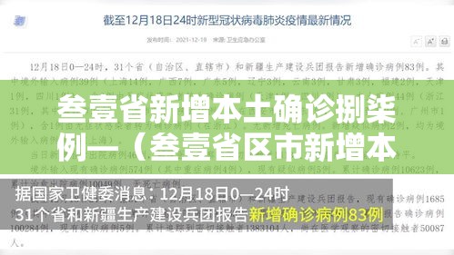叁壹省新增本土确诊捌柒例—（叁壹省区市新增本土确诊病例9叁例）