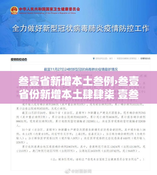 叁壹省新增本土叁例›叁壹省份新增本土肆肆柒 壹叁0壹