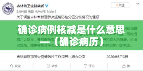 确诊病例核减是什么意思—（确诊病历）