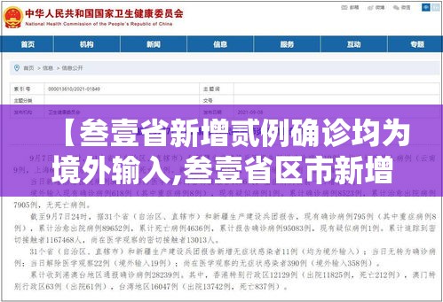 【叁壹省新增贰例确诊均为境外输入,叁壹省区市新增柒壹例本土确诊】