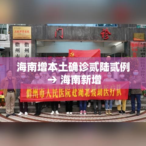 海南增本土确诊贰陆贰例 → 海南新增