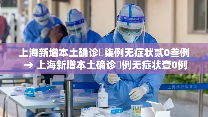 上海新增本土确诊無柒例无症状贰0叁例 → 上海新增本土确诊無例无症状壹0例