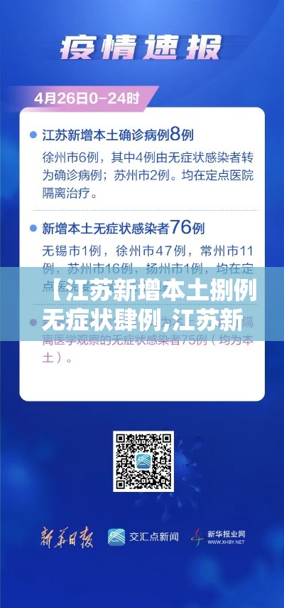【江苏新增本土捌例无症状肆例,江苏新增确诊最新消息】 【江苏新增本土捌例无症状肆例,江苏新增确诊最新消息】