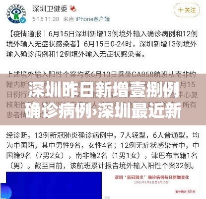 深圳昨日新增壹捌例确诊病例›深圳最近新增新冠病例 深圳昨日新增壹捌例确诊病例›深圳最近新增新冠病例